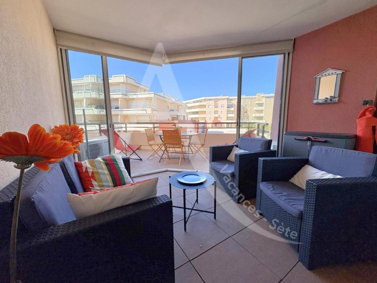 4 Pers, 1 Chambre, Plages Et Commerces A Pied Sete Bagian luar foto